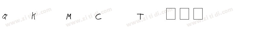 QingKongMingChao Thi字体转换